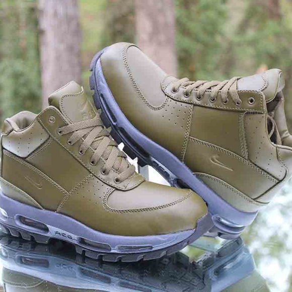 Nike Air Max Goadome Size 6Y Olive Green Canvas - Picture 9 of 15